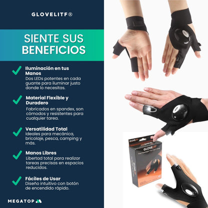 GloveLitf: Guantes Linterna LED