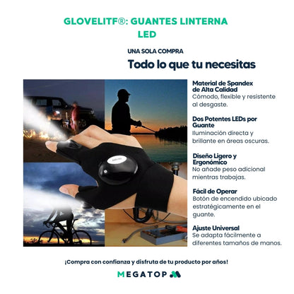 GloveLitf: Guantes Linterna LED