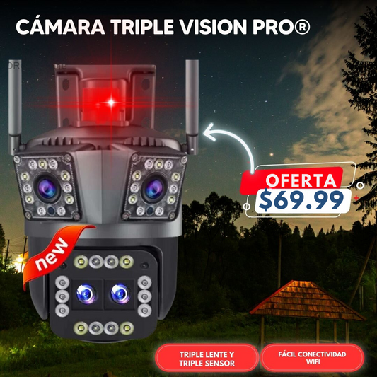 Cámara Triple Vision Pro