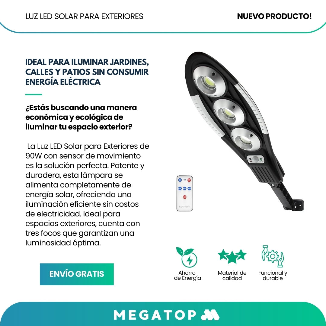 SolarLite: Luz LED Solar