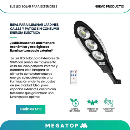 SolarLite: Luz LED Solar